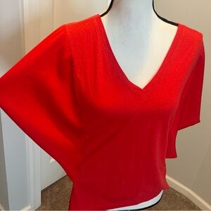 Bcbg red blush top. Xs